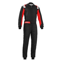 Thumbnail for sparco_rookie_kart_racing_suit_black_red_Image