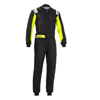 Thumbnail for sparco_rookie_kart_racing_suit_black_yellow_Image