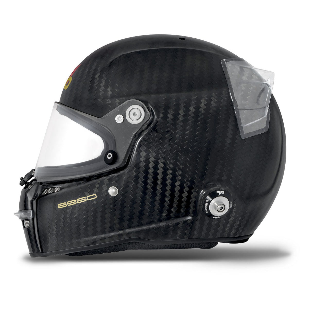 Stilo ST5 FN ABP 8860-2018 Carbon Fiber Helmet IN STOCK WITH THE BIGGEST DISCOUNTS AND LOWEST PRICES FOR THE BEST DEAL ON Stilo ST5 FN ABP 8860-2018 Carbon Fiber Helmet SIDE IMAGE