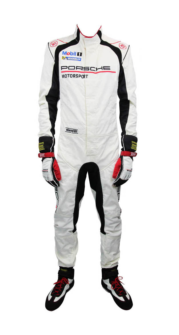 Stand 21 Porsche Motorsport Suit front image